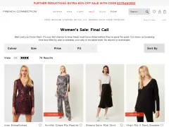 French Connection Clearance Sale