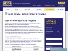 Fox Rent A Car Rewards