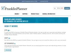 Franklin Planner Rewards